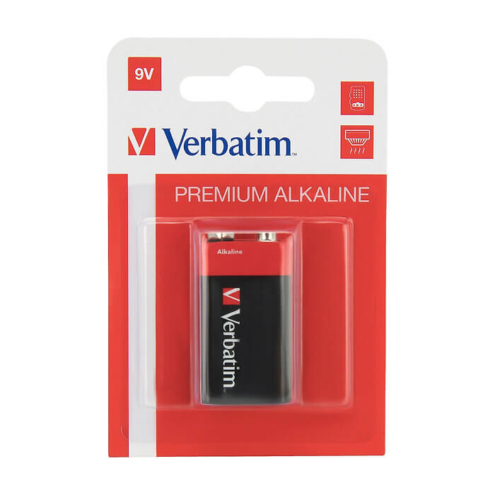 Verbatim ALKALINE BATTERY 9V 1 PACK (HANGCARD) на супер цена