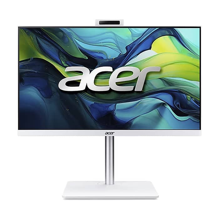 Acer Aspire C24-A, 23.8'' FHD IPS AiO 120Hz, Intel Core i5-13420H (up to 4.60GHz, 12MB), 16GB DDR4 (1 slot free), 512GB SSD, no DVD, Intel UHD, HDMI, RG-45, WiFi 6, BT 5.0, Glan, Ergo stand w Height Adj., 5MPCam+mic, KBD& Mouse Wireless, NO