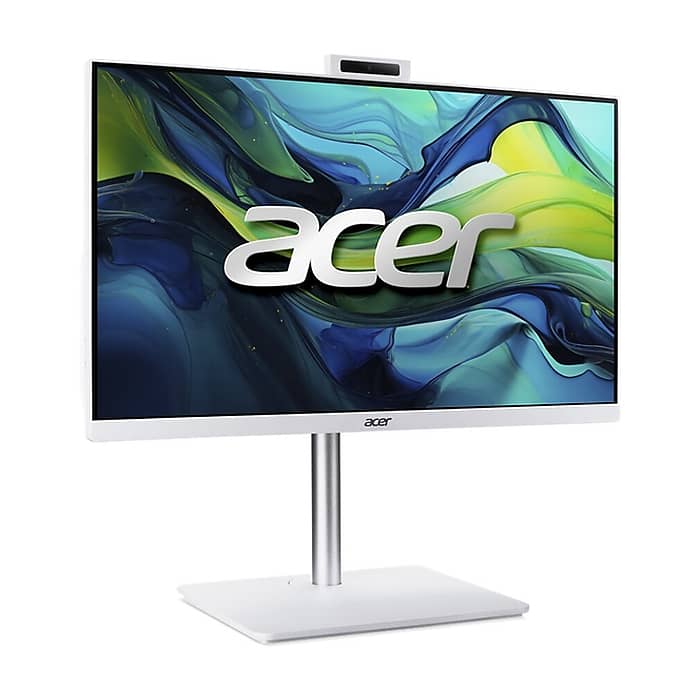 Acer Aspire C24-A, 23.8'' FHD IPS AiO 120Hz, Intel Core i5-13420H (up to 4.60GHz, 12MB), 16GB DDR4 (1 slot free), 512GB SSD, no DVD, Intel UHD, HDMI, RG-45, WiFi 6, BT 5.0, Glan, Ergo stand w Height Adj., 5MPCam+mic, KBD& Mouse Wireless, NO (тъмнейл - 2)