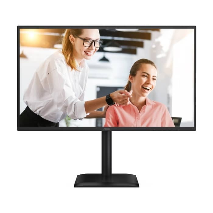 AOC Q27E4CV, 27" IPS WLED, 2560x1440@120Hz, 4ms GtG, 1ms MPRT, 350cd m/2, 1500:1, 50M:1 DCR, Adaptive Sync, FlickerFree, Anti-Blue light, 2Wx2, Tilt, Height Adjust, Pivot, Swivel, HDMI, DP, USB hub, RJ45 на супер цена от GT Computers AOC Q27E4CV, 27" IPS WLED, 2560x1440@120Hz, 4ms GtG, 1ms MPRT, 350cd m/2, 1500:1, 50M:1 DCR, Adaptive Sync, FlickerFree, Anti-Blue light, 2Wx2, Tilt, Height Adjust, Pivot, Swivel, HDMI, DP, USB hub, RJ45 на супер цена