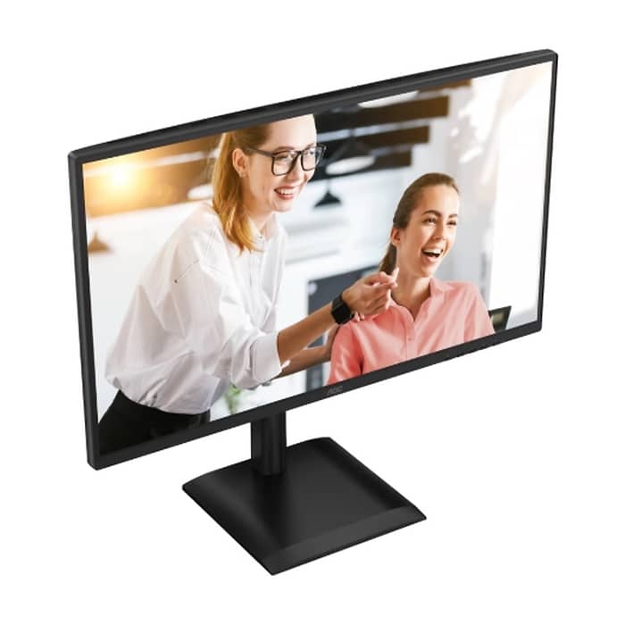 AOC Q27E4CV, 27" IPS WLED, 2560x1440@120Hz, 4ms GtG, 1ms MPRT, 350cd m/2, 1500:1, 50M:1 DCR, Adaptive Sync, FlickerFree, Anti-Blue light, 2Wx2, Tilt, Height Adjust, Pivot, Swivel, HDMI, DP, USB hub, RJ45 (тъмнейл - 4)