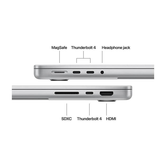 Apple 14-inch MacBook Pro: Apple M5 chip with 10-core CPU and 10-core GPU, 16GB, 1TB SSD - Silver (тъмнейл - 5)