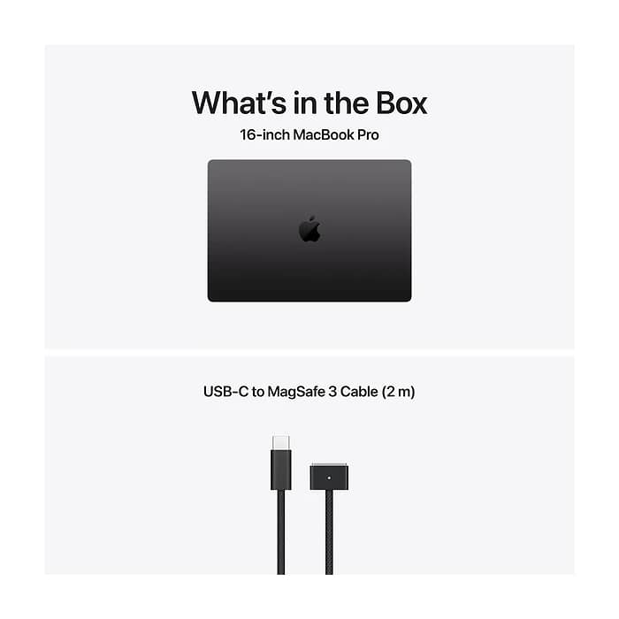 Apple 16-inch MacBook Pro: Apple M5 Pro chip with 18-core CPU and 20-core GPU, 24GB, 1TB SSD - Space Black (тъмнейл - 5)