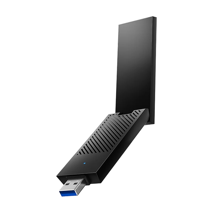 Cudy WU5400 Tri-Band Wi-Fi 6/6E AX5400 USB 3.0 Adapter 802.11ax/ac/a/b/g/n 2402Mbps at 6GHz 2402Mbps at 5Ghz 574Mbps at 2.4GHz (тъмнейл - 3)