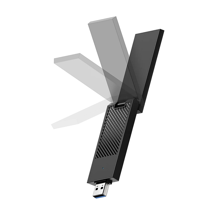 Cudy WU6500 Tri-Band Wi-Fi 7 BE6500 USB 3.0 Adapter 802.11be/ax/ac/a/b/g/n 2880Mbps at 6GHz 2880Mbps at 5Ghz 688Mbps at 2.4GHz на супер цена