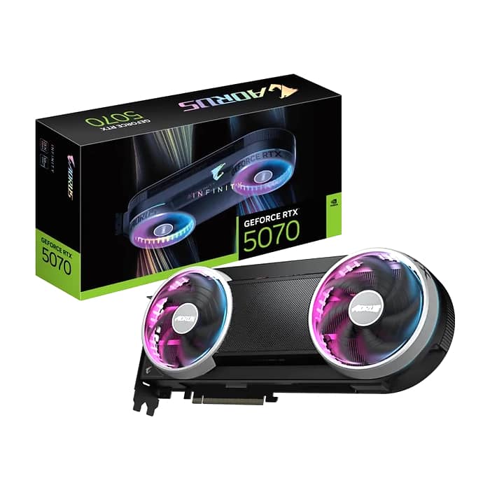Gigabyte Aorus GeForce RTX 5070 12GB GDDR7 Infinity (тъмнейл - 2)