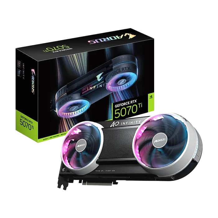 Gigabyte Aorus GeForce RTX 5070 Ti 16GB GDDR7 Infinity (тъмнейл - 2)