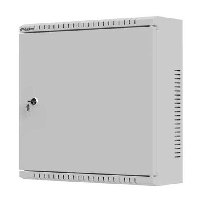 Lanberg TPR 10" Installation Enclosure with Mesh Plate 400 x 400 x 140 Grey (Assembled) (тъмнейл - 3)