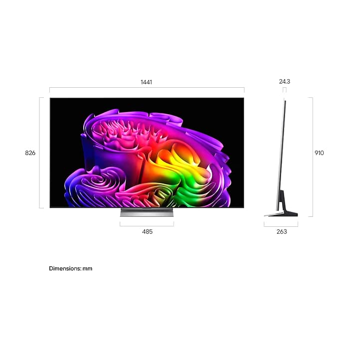 LG OLED65G63LS, 65" UHD OLED evo, 4K (3840 x 2160), DVB-C/T2/S2, Full Cinema Screnn, Alpha 11 AI 4K, 120Hz Native (VRR 165Hz), ThinQ AI, HDR10, VRR, NVIDIA G-SYNC, AMD FreeSync, Dolby Vision, Dolby Atmos, Wi-Fi 6E, Bluetooth, HDMI, USB, Airplay 2, IC (тъмнейл - 5)