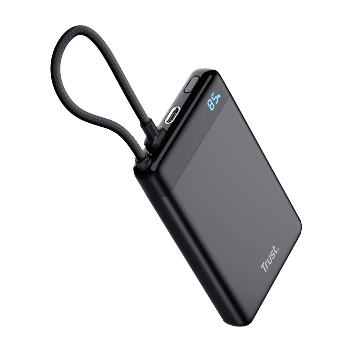 TRUST Fiera 10.000 Powerbank Fixed Cable (тъмнейл - 3)