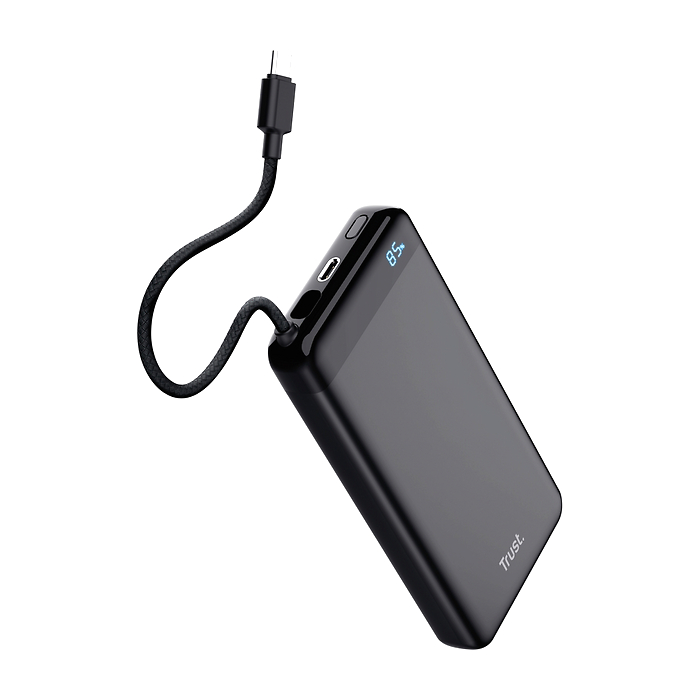 TRUST Fiera 20.000 Powerbank Fixed Cable (тъмнейл - 2)