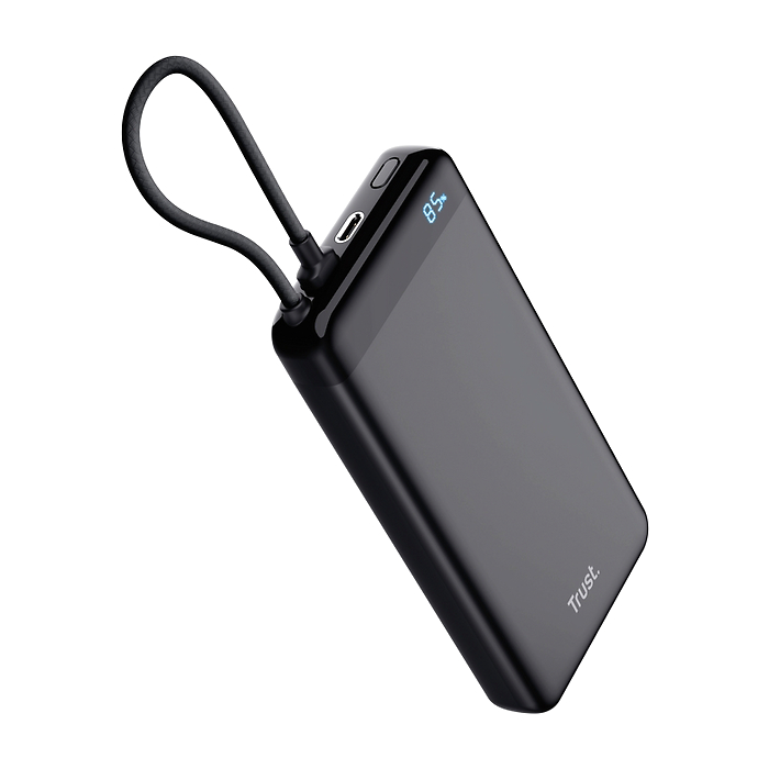 TRUST Fiera 20.000 Powerbank Fixed Cable (тъмнейл - 3)