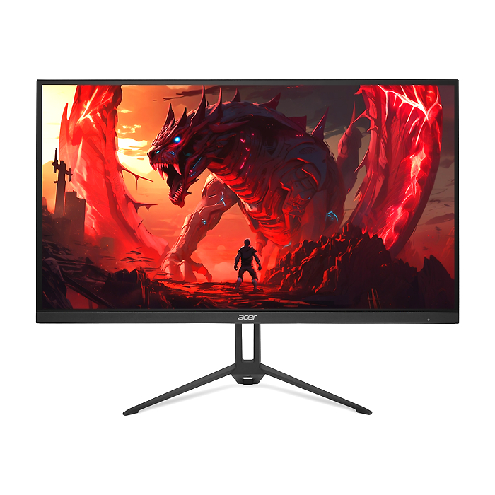 Acer Nitro KG273UW2bmiippx, 27'' IPS, QHD (2560x1440), ZeroFrame, FreeSync Premium, 240Hz (DP)/144Hz (HDMI), 0.5ms/1ms, 100M:1, 250 nits, HDR10, 99% sRGB, 2x HDMI 2.0, 2xDP 1.4, Audio Out, Speakers, Tilt, VESA, Black
