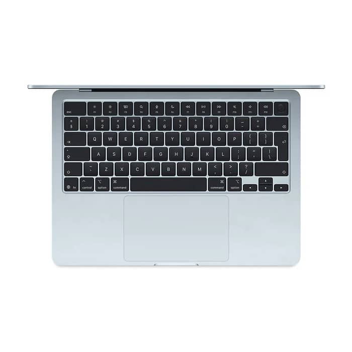 Apple MacBook Air 13.6: Apple M5 chip with 10-core CPU and 8-core GPU, 16GB, 512GB SSD - Sky Blue (тъмнейл - 2)
