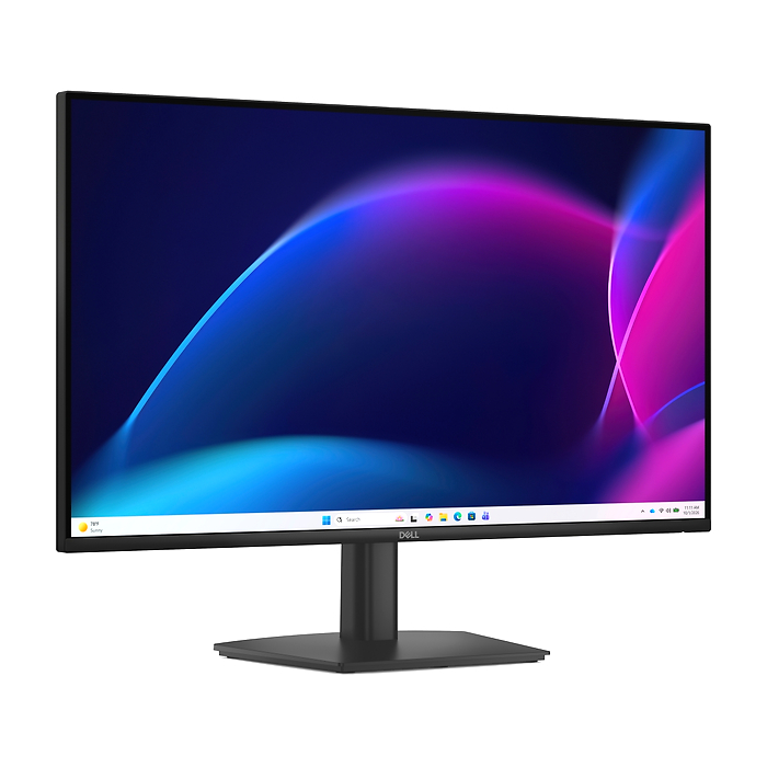 Dell E2726H , 27" Edge LED Anti-Glare, IPS, 5ms GTG, 120 Hz, 1000:1, 300 cd/m2, 1920x1080 Full HD, HDMI, VGA, Display Port, Eye Comfort, Tilt, Black (тъмнейл - 2)