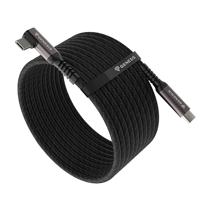 Genesis Cable USB-C M/M 3.1 GEN 2, 10GB/S PD60W VR, 5m, Black (тъмнейл - 3)