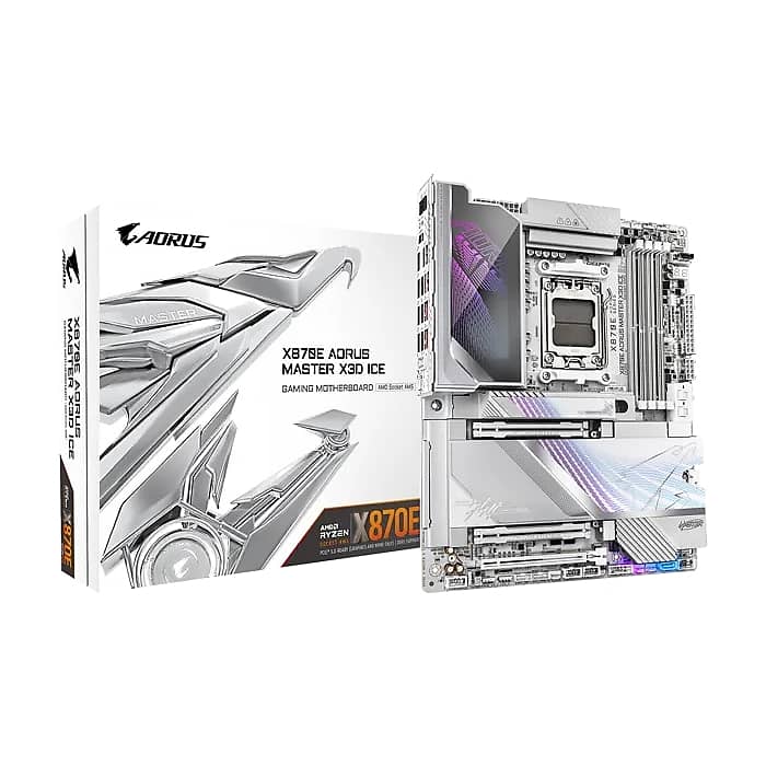 Gigabyte X870E Aorus Master X3D Ice (тъмнейл - 2)