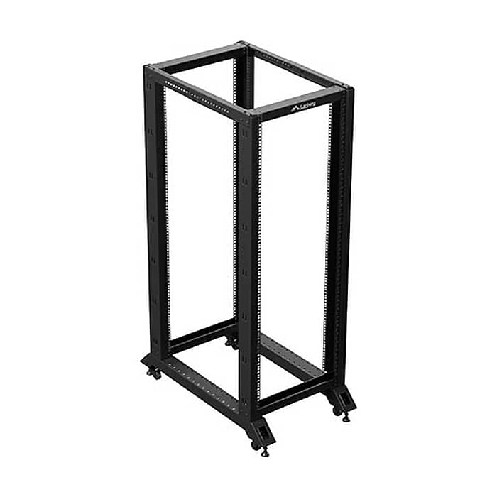 Lanberg Open Rack 19" 32U 600X1000 Black (тъмнейл - 4)