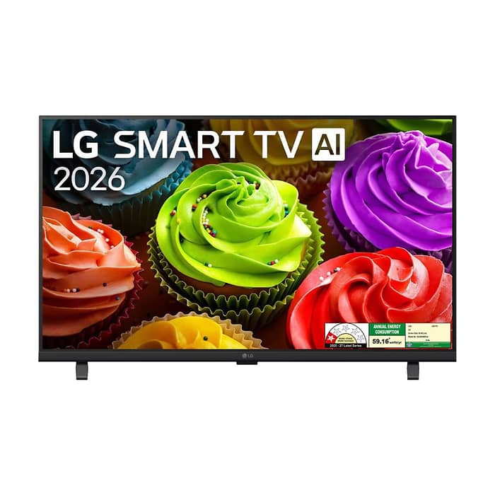 LG 32LB650B3LA, 32" LED HD TV, 1366x768, DVB-T2/C/S2, webOS 26 Smart, ?5 AI Processor Gen9, Resolution Upscaler, Google Cast, AI, AI Sound Pro, WiFi 5, HDR10 / HLG, eARC (HDMI 2), Airplay2, CI, LAN, USB, Bluetooth 5.3, Two Pole Stand, Black