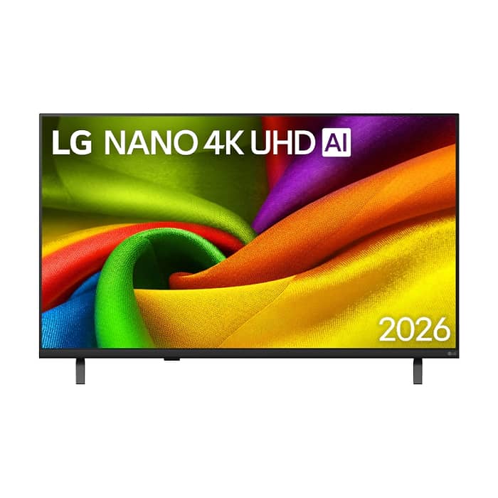 LG 43NU850B3LA, 43" 4K Ultra HD Smart TV, 3840x2160, DVB-T2/C/S2, Alpha7 AI Processor Gen9, HDR10/ HLG, webOS 26 ThinQ, VRR / ALLM / HGiG, 4K Super Upscaling, WiFi 5, Voice Controll, Bluetooth 5.3, AirPlay 2, LAN, CI, HDMI eARC, AI Sound Pro, Google