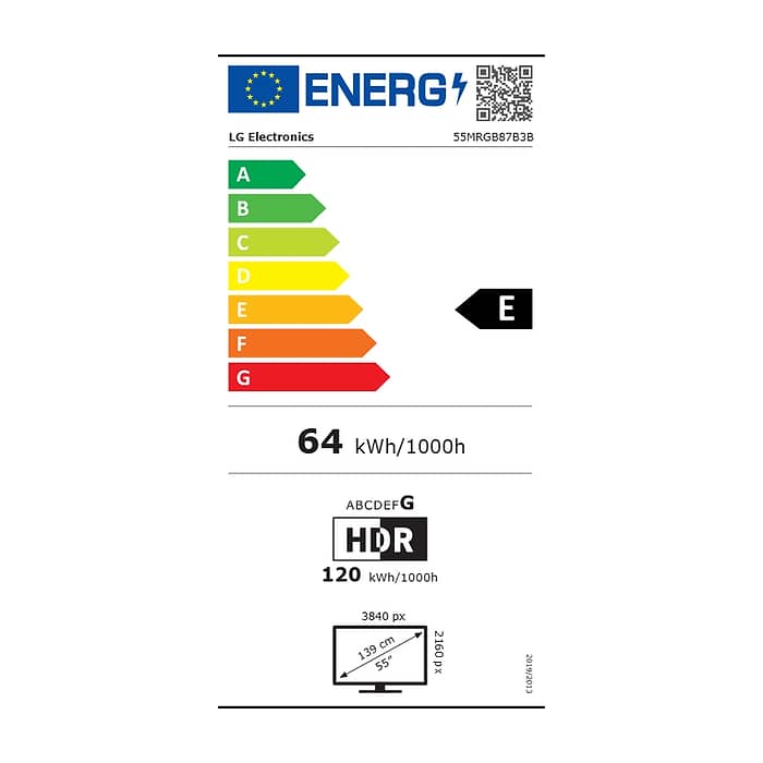 LG 55MRGB87B3B, 55" Mini RGB evo AI Smart TV, 4K Ultra HD 3840x2160, DVB-T2/C/S2, Alpha 8 4K Gen3, 120Hz Native (VRR 144Hz), HDR10 / HLG, webOS 26 ThinQ, Dolby Vision, Dolby Atmos, 4K Upscaling, WiFi 5, Bluetooth 5.3, AirPlay, WiFi 5, CI, HDMI, SPDI (тъмнейл - 4)