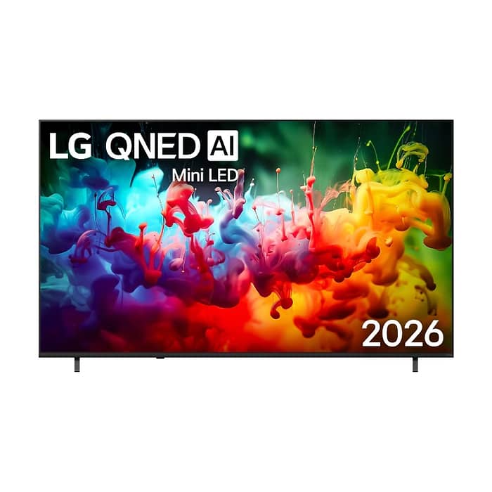 LG 65QNED70B3C, 65" 4K QNED MiniLED Smart TV, 3840x2160, DVB-T2/C/S2, Alpha7 AI Processor, HDR10 / HLG, webOS 26 ThinQ, VRR/ALLM/HGiG, 4K Super Upscaling, WiFi 5, Bluetooth 5.3, AirPlay 2, LAN, CI, HDMI, AI Sound Pro, Google Cast, 2 pole Stand
