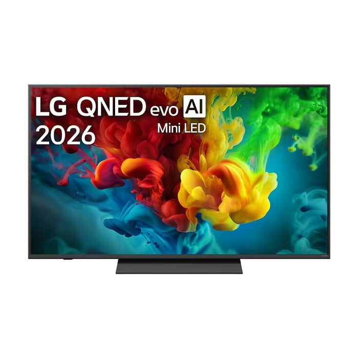 LG 75QNED83B3A, 75" 4K QNED MiniLED Smart TV, 3840x2160, 120Hz Native (VRR 144Hz), DVB-T2/C/S2, Alpha7 AI Processor, HDR10 / HLG, webOS 26 ThinQ, VRR/ALLM/HGiG, 4K Super Upscaling, WiFi 5, Bluetooth 5.3, AirPlay 2, LAN, CI, HDMI, AI Sound Pro, Google