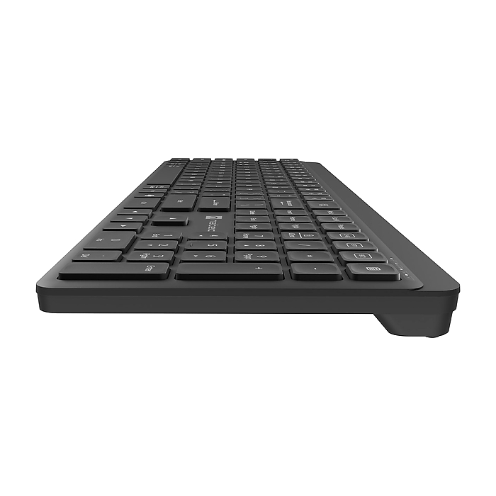 Natec Wireless Keyboard Tang US, BT+2.4GHz, Silent, Slim, Black (тъмнейл - 4)