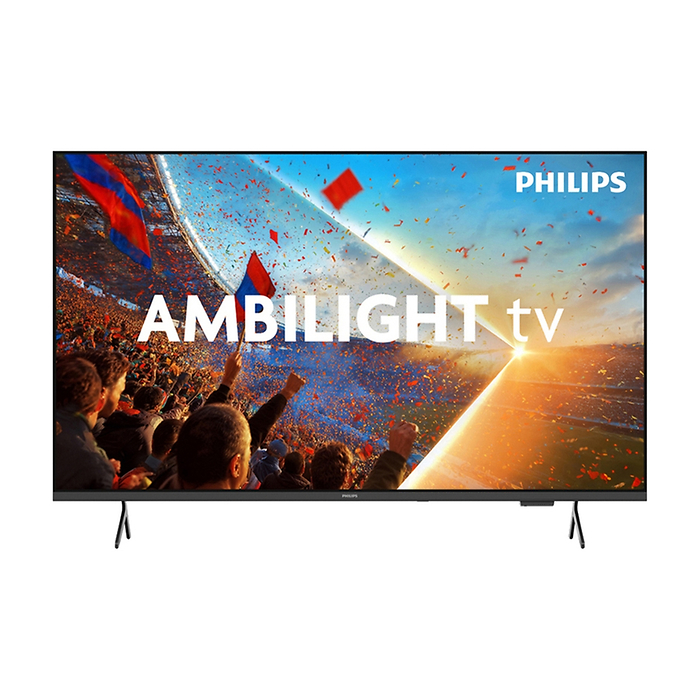 Philips 50PUS8001/12, 50" 4K UHD LED, 3840x2160p, 60Hz, DVB-T/T2/T2-HD/C/S/S2, 3 sided Ambilight, CL+2.0, Perfect Pixel UHD, HDR10, HLG, Titan OS, Dolby Atmos, 3*HDMI, 2*USB, 802.11ac, BT 5.2, Easy Link 3.0, 20W RMS, Black