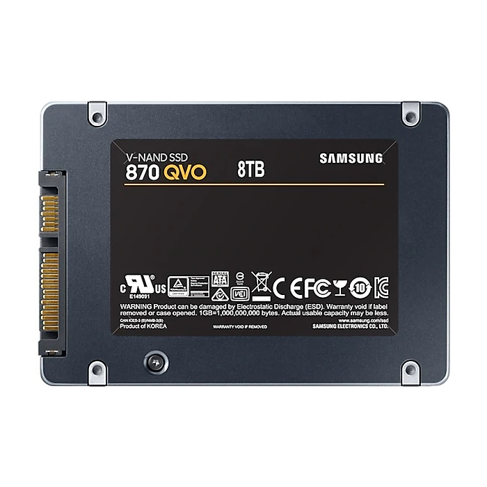 Samsung SSD 870 QVO 8TB Int. 2.5" SATA, V-NAND 4bit MLC, Read up to 560MB/s, Write up to 530MB/s, MKX Controller, Cache Memory 8GB DDR4 (тъмнейл - 2)