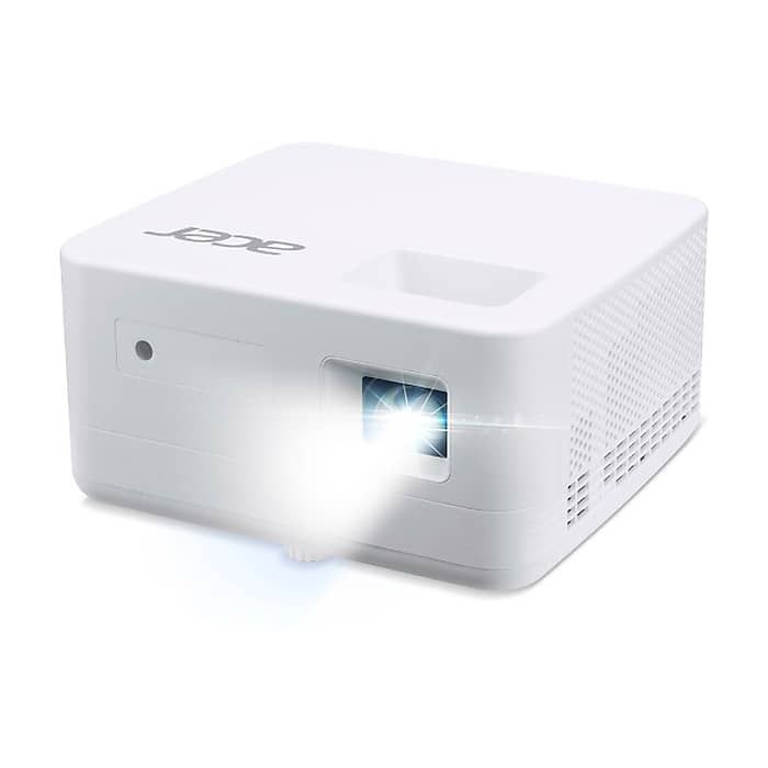 Acer Projector PD1500, DLP Portable, FHD (1920x1080), 1500 ANSI Lumens, 5000:1, 1.1x, LED Light Source, 360° Projection, HDMI 1.4, DC Out (5V/2.0A), USB (Type A), Audio in/out, Speaker 5W, Bag, 2.3 kg, 3Y, White (тъмнейл - 2)