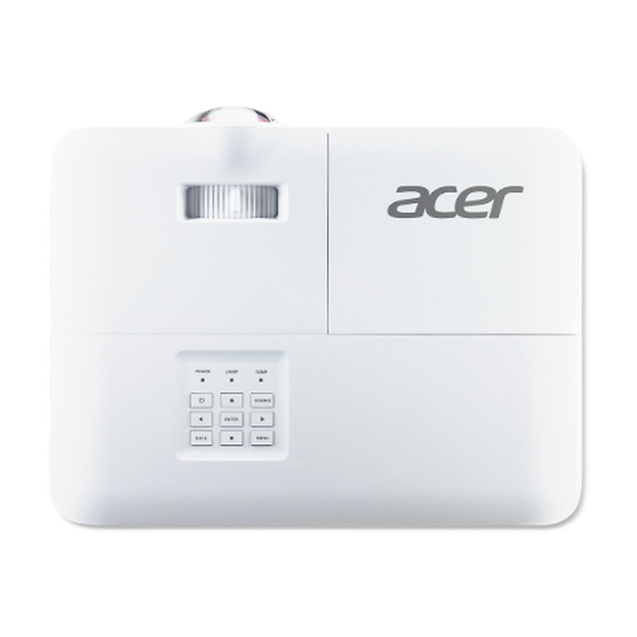Acer Projector S1287n, DLP, Short Throw 0.6, XGA (1024x768), 4000 ANSI Lumens, 20 000:1, 1x, HDMI 2x1.4b, DC Out (5V/1A, USB-A), Component Video (D-sub), RCA, RG-45, RS232, Audio in/out, Speaker 16W, 3.1 kg, 3Y, White (тъмнейл - 4)