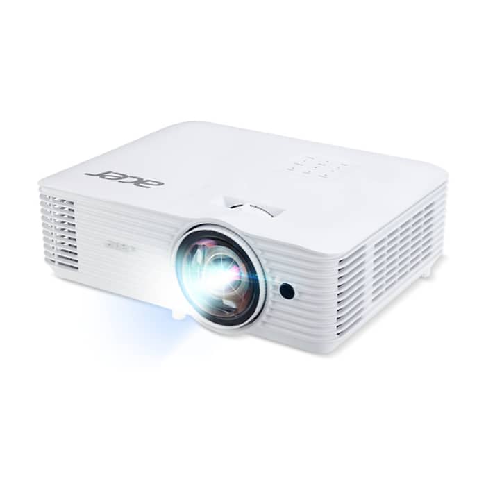 Acer Projector S1387, DLP, Short Throw, WXGA (1280x800), 4000 ANSI Lumens, 20 000:1, 1x, 3D Ready, HDMI 2x1.4, DC Out (5V/1A, USB-A), RS232, Speaker 16W, Bluelight Shield, 3.1 kg, 3Y, White (тъмнейл - 2)