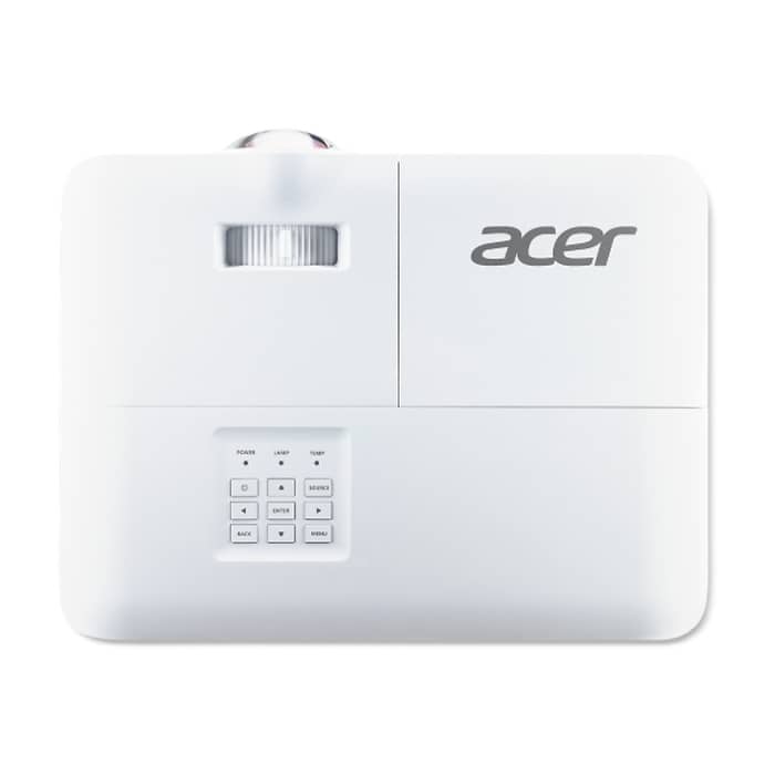 Acer Projector S1387, DLP, Short Throw, WXGA (1280x800), 4000 ANSI Lumens, 20 000:1, 1x, 3D Ready, HDMI 2x1.4, DC Out (5V/1A, USB-A), RS232, Speaker 16W, Bluelight Shield, 3.1 kg, 3Y, White (тъмнейл - 4)