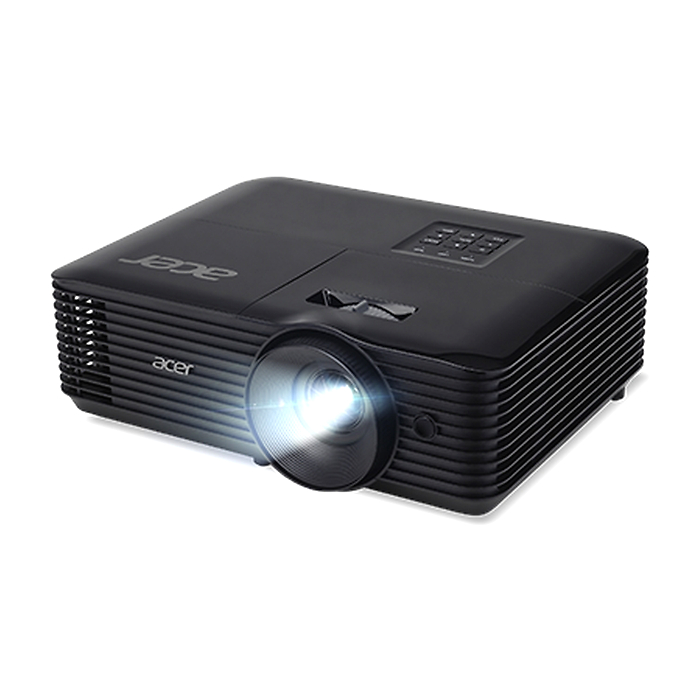 Acer Projector X1328Wi, DLP, WXGA (1280x800), 5000 ANSI Lumens, 20 000:1, 1.1x, 3D ready, 24/7 operation,Wifi, HDMI 1.4, VGA, DC Out (5V/1.5A,USB-A), RCA, RS232, Audio in/out, Speaker 3W, Auto keystone, Wireless dongle included, 2.7kg, 2Y, Black (тъмнейл - 2)