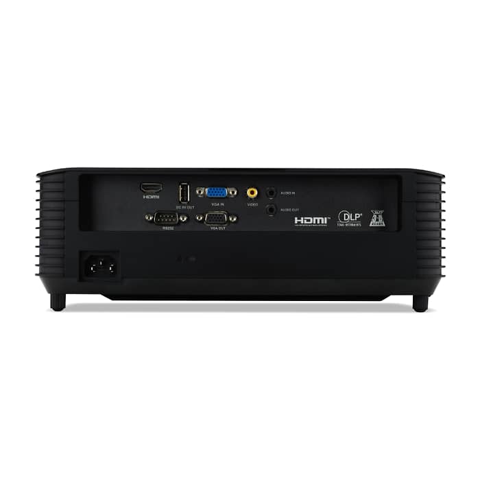 Acer Projector X139, DLP, WXGA (1280x800), 5000 ANSI Lumens, 20 000:1, 1.1x, 3D ready, HDMI 1.4x2, VGA in/out, USB (Type A), RCA, RS232, Audio in/out, Auto Keystone, Speaker 1x3W, 2.8kg, 2Y, Black (тъмнейл - 3)