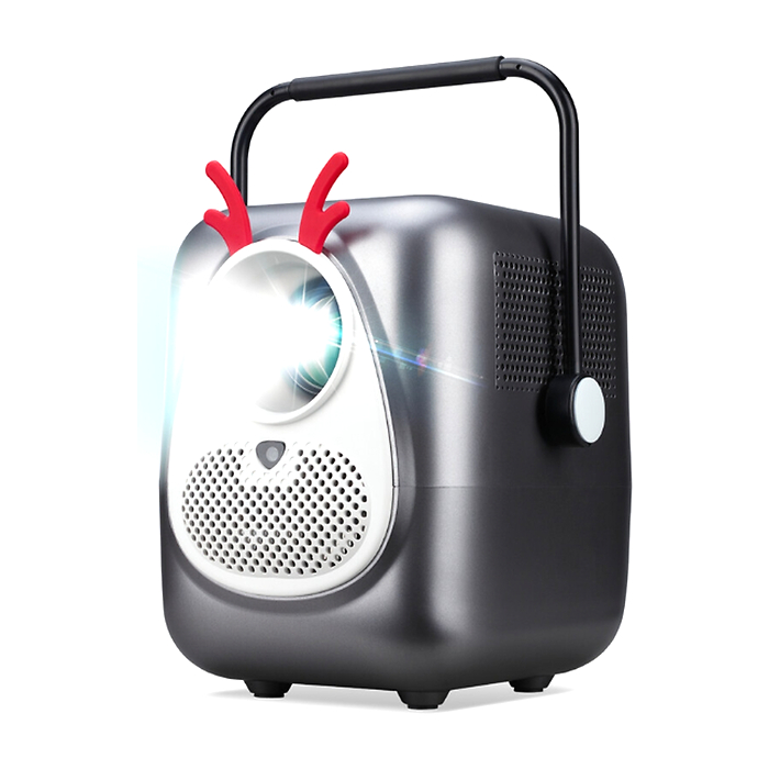 AOPEN Projector QF23s (powered by Acer), portable, LCD, LED, FHD (1920x1080), 6500 LED Lumens (250 ANSI), 1000:1, 1x, HDMI 1.4, USB (Type A) x1 share output port, Speakers 2x3W, (V 5.4, BT In/Out), Auto Focus, 1.23 kg, 2Y, Grey