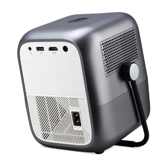 AOPEN Projector QF23s (powered by Acer), portable, LCD, LED, FHD (1920x1080), 6500 LED Lumens (250 ANSI), 1000:1, 1x, HDMI 1.4, USB (Type A) x1 share output port, Speakers 2x3W, (V 5.4, BT In/Out), Auto Focus, 1.23 kg, 2Y, Grey (тъмнейл - 4)