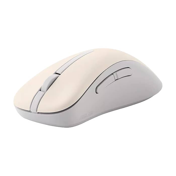 Asus MD102 MOUSE/WH//BT+2.4GHZ, Oat Milk (тъмнейл - 2)