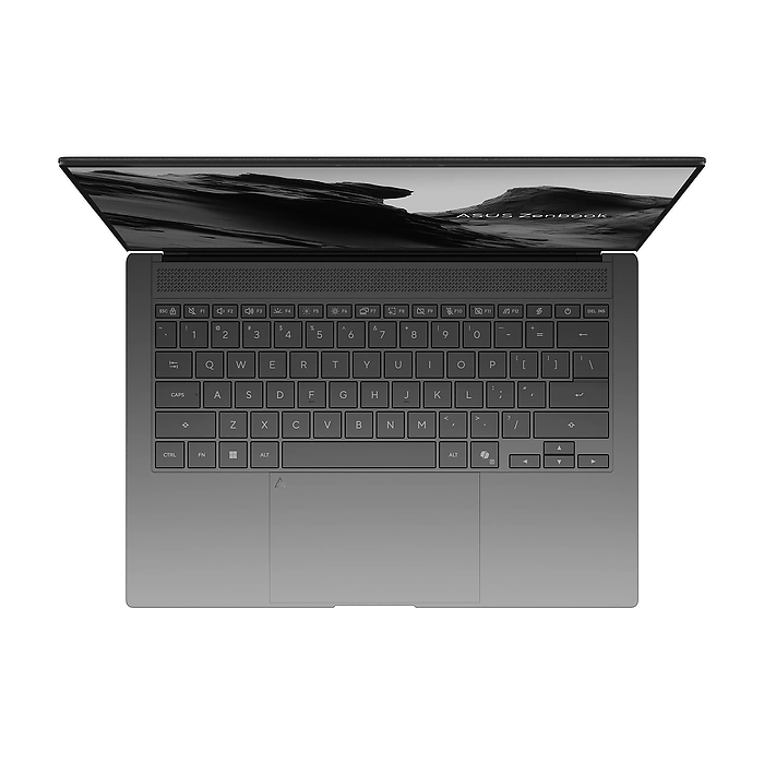 Asus Zenbook UX5406SA-PZ628XNA,Intel Ultra 7 256V 16GB 2.2 GHz (12MB Cache, up to 4.8 GHz, 14.0 OLED WQXGA+(WQ+) 2880X1800 16:10 Bend+400nits AG DCI-P3:100, Touch,120 Hz, LPDDR5X 16GB ( on board ) 512 GB  SSD G4, Windows 11 Pro , Gray,US, no adapter (тъмнейл - 4)