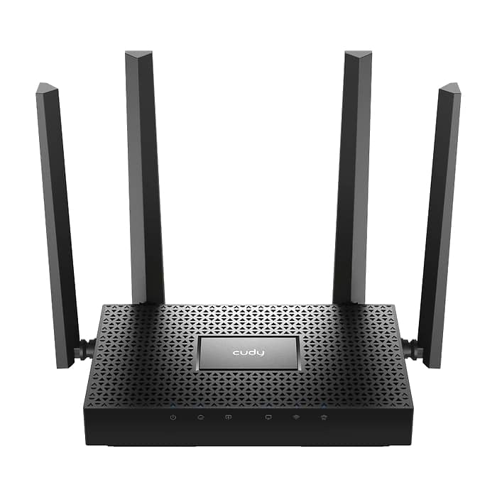 Cudy WR5000 BE5000 2.5G Dual Band Wi-Fi 7 Router, 802.11be/ax/ac/a/b/g/n, 4324Mbps at 5GHz + 688Mbps at 2.4GHz, 1 x 2.5Gbps WAN Port, 4 x 10/100/1000Mbps Ports, 4 x 5dBi fixed antennas (тъмнейл - 2)