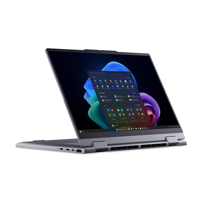 Lenovo ThinkBook 14 2-in-1 G6 Intel Core Ultra 5 325 (up to 4.5GHz, 12MB), 16GB DDR5-5600, 512GB SSD, 14" WUXGA (1920x1200) IPS, Glossy, Touch, Intel Graphics, FHD 1080p&IR Cam, Pen, WLAN, BT, Backlit KB, No FPR, 3 cell, DOS, 3Y Onsite (тъмнейл - 2)