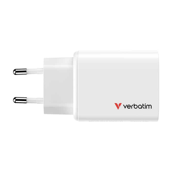 Verbatim Essentials GaN Charger 65W EU plug White (тъмнейл - 3)