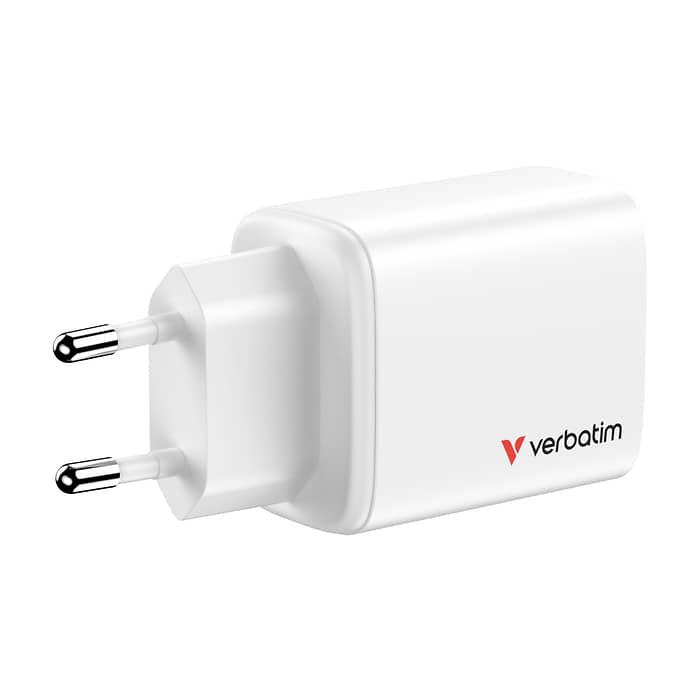Verbatim Essentials GaN Charger 65W EU plug White (тъмнейл - 4)