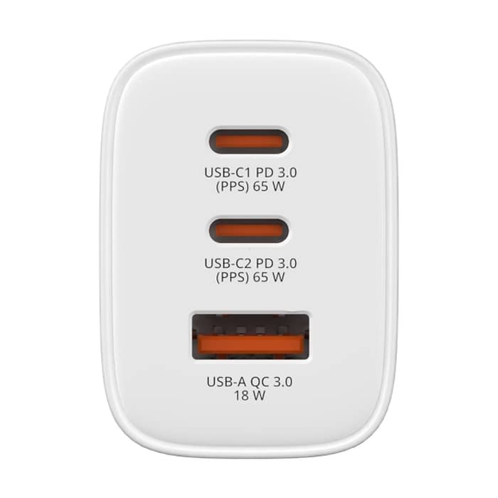 Verbatim Essentials GaN Charger 65W EU plug White