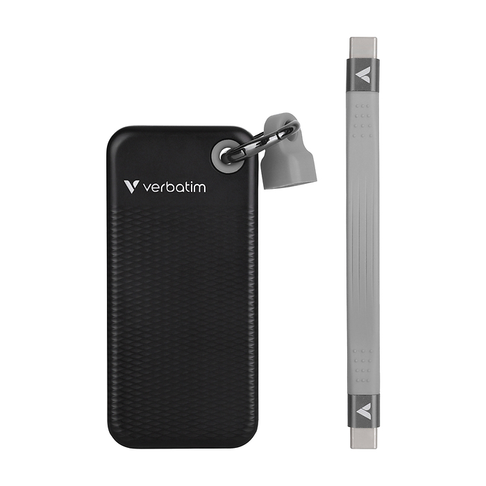Verbatim Pocket SSD USB 3.2 Gen 2 2TB Black/Grey (тъмнейл - 2)