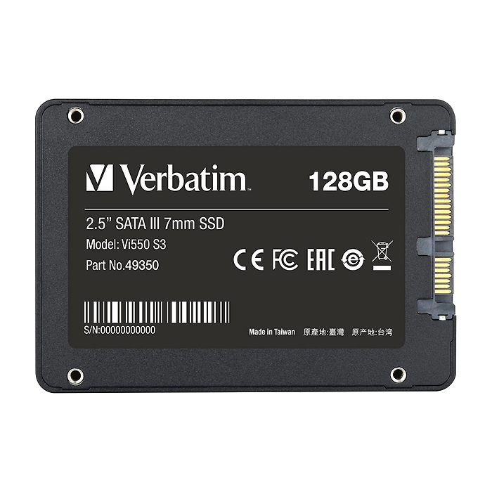 Verbatim Vi550 S3 2.5" SATA III 7mm SSD 128GB (тъмнейл - 3)
