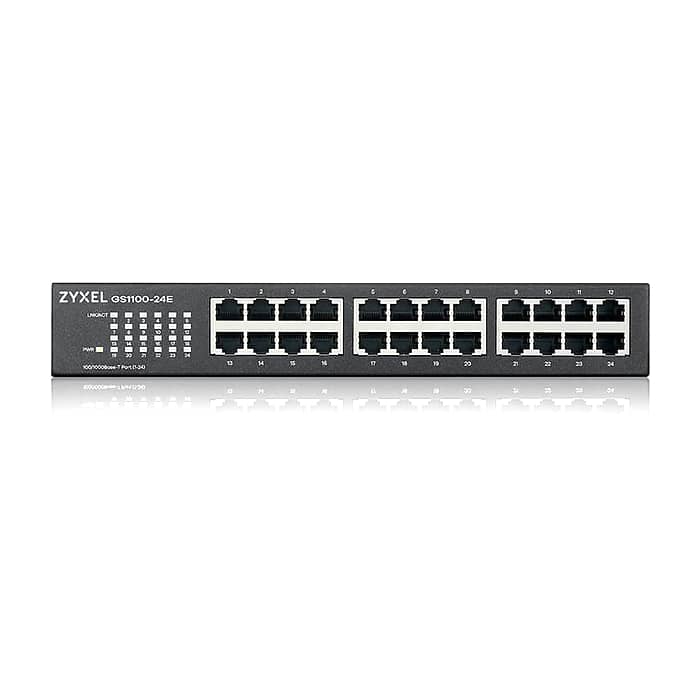 Zyxel GS1100-24Ev4 Unmanaged + 24 port Gigabit Unmanaged Switch v4