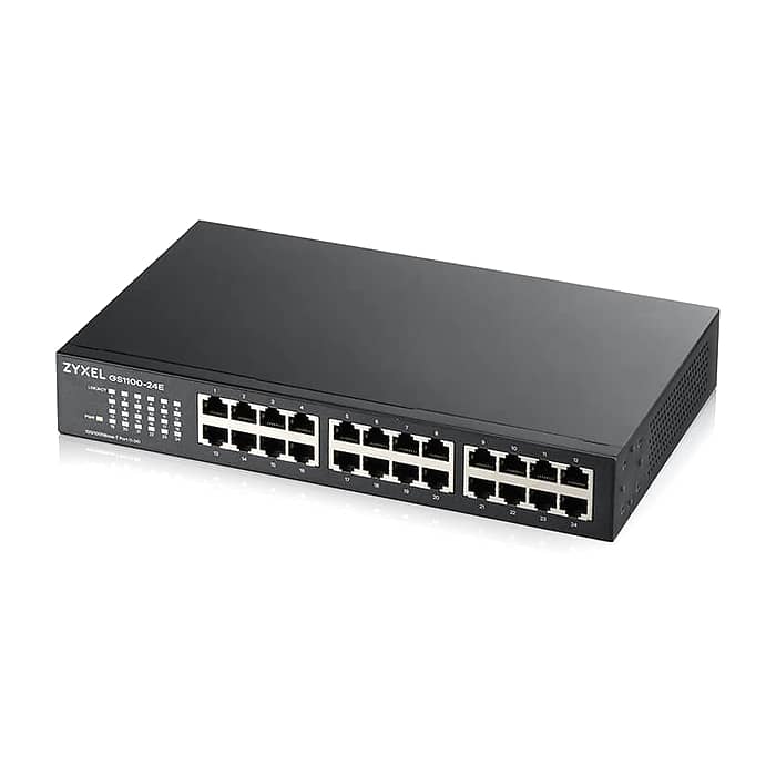 Zyxel GS1100-24Ev4 Unmanaged + 24 port Gigabit Unmanaged Switch v4 (тъмнейл - 3)