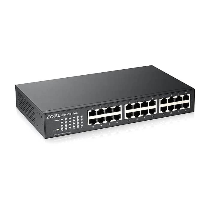 Zyxel GS1100-24Ev4 Unmanaged + 24 port Gigabit Unmanaged Switch v4 (тъмнейл - 4)